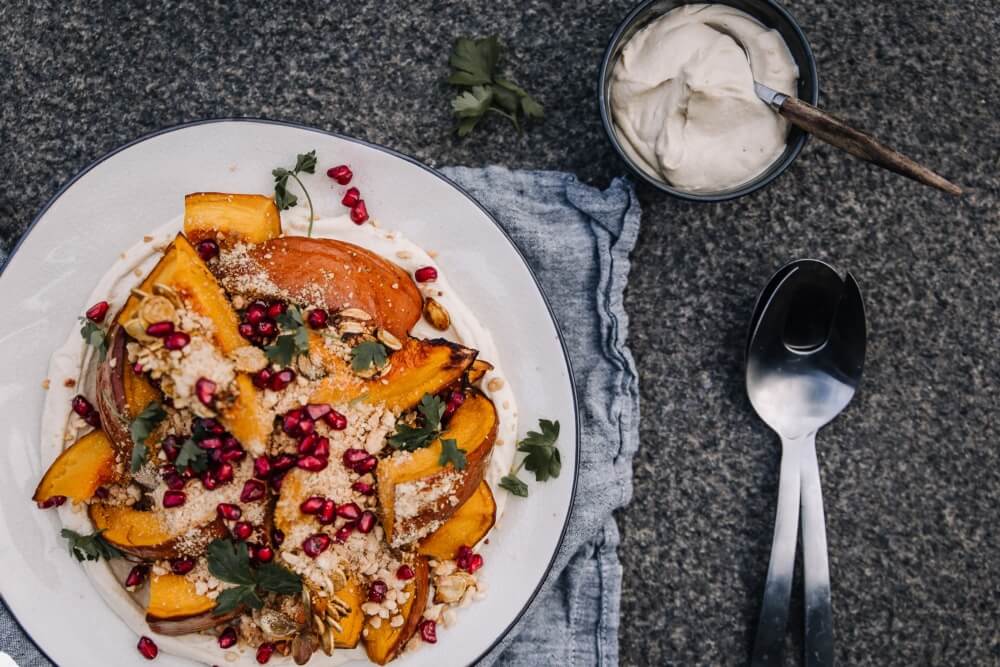 PAAHDETUT KURPITSALOHKOT & MISO-CASHEWKASTIKE