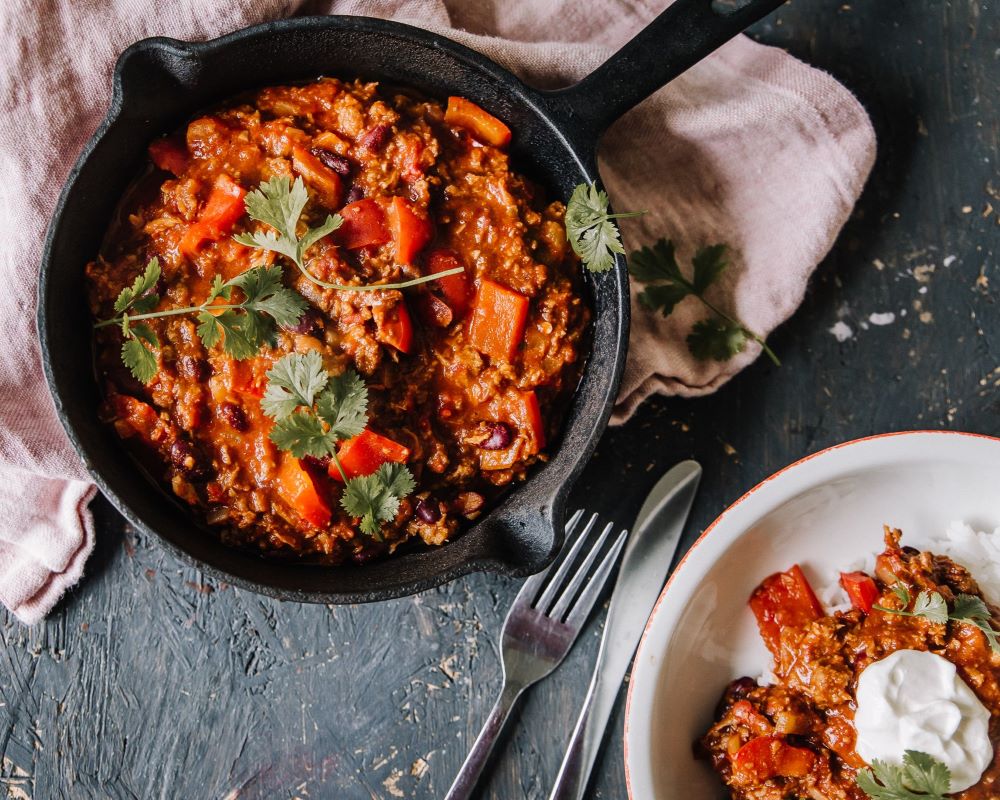 CHILI SIN CARNE NYHTÖKAURASTA